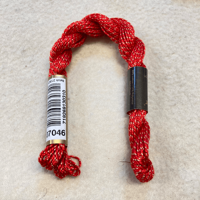 07046 metallic 5 weight cotton perle Anchor
