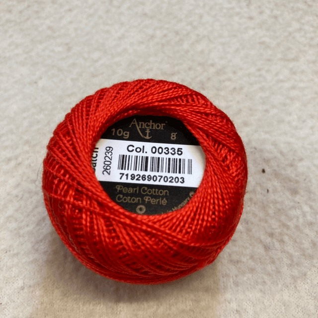 00335  8 weight cotton perle Anchor