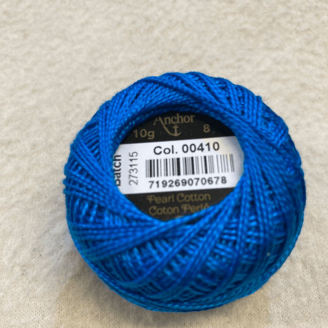 00410  8 weight cotton perle Anchor